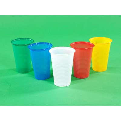 Стакан 200 мл (цветной) (100 шт/уп)